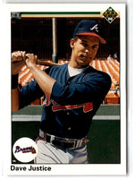 1990 Upper Deck Dave Justice #711 Rookie
