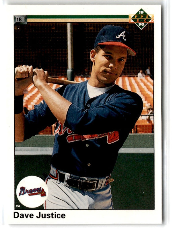 1990 Upper Deck Dave Justice #711 Rookie