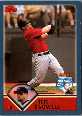 2003 Topps Opening Day Jeff Bagwell #13