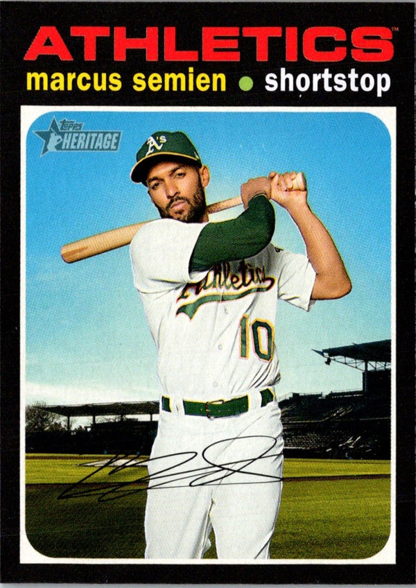 2020 Topps Heritage Marcus Semien #98