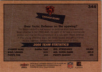 2001 Fleer Tradition Glossy Chicago Bears #344