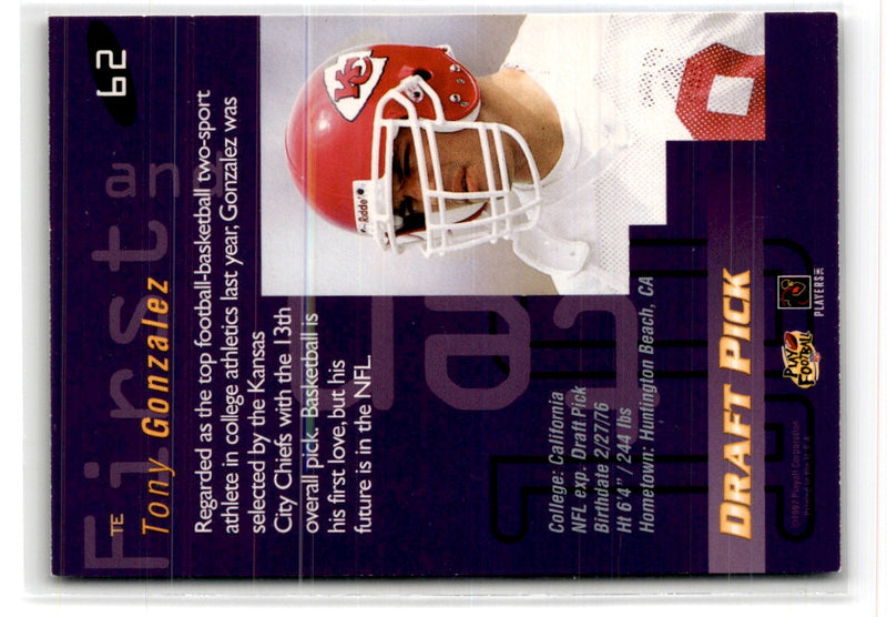 1997 Playoff First & Ten Tony Gonzalez