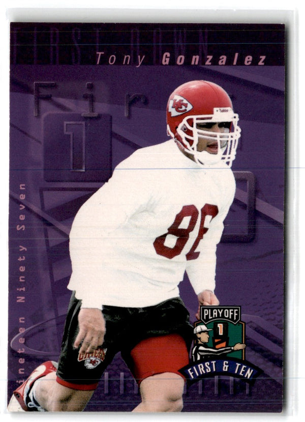 1997 Playoff First & Ten Tony Gonzalez #62 Rookie