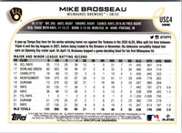 2022 Topps Chrome Update Purple Refractor Mike Brosseau #USC4