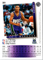 1993 Upper Deck Eric Murdock #381
