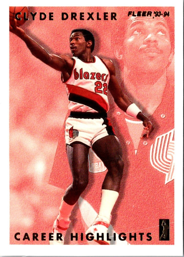 1993 Fleer Clyde Drexler Career Highlights Clyde Drexler #2