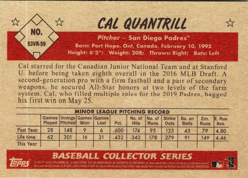 2000 Topps Heritage Quantrill