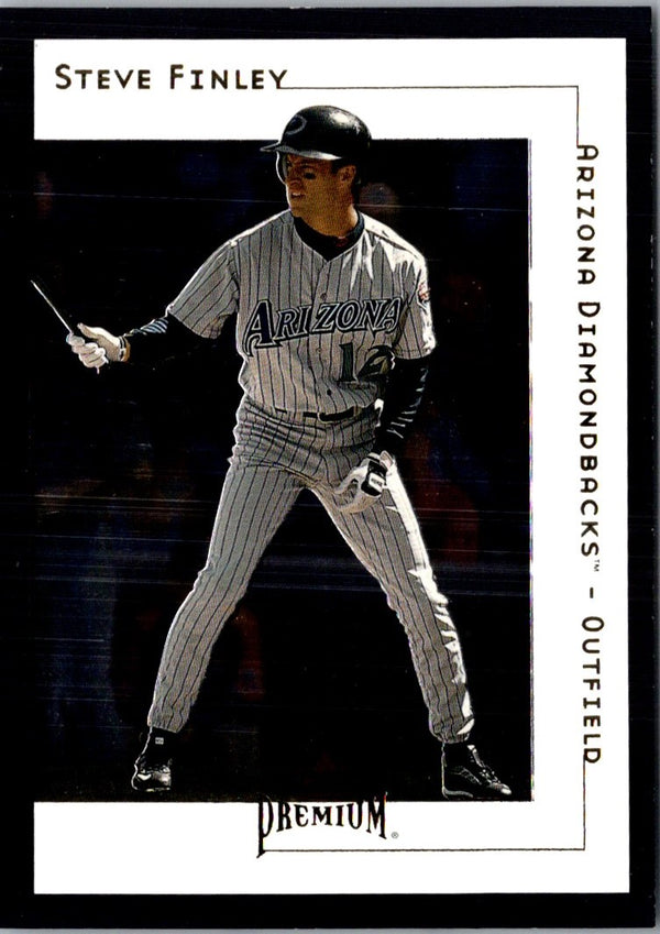 2001 Fleer Premium Steve Finley #30