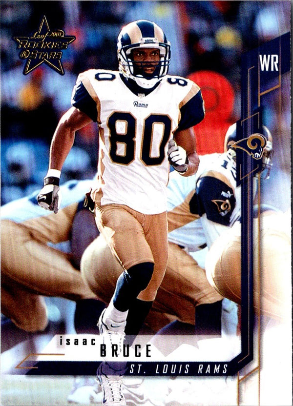 2001 Leaf Rookies & Stars Isaac Bruce #35