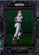 2023 Panini Prizm Blue Ice Alan Trammell