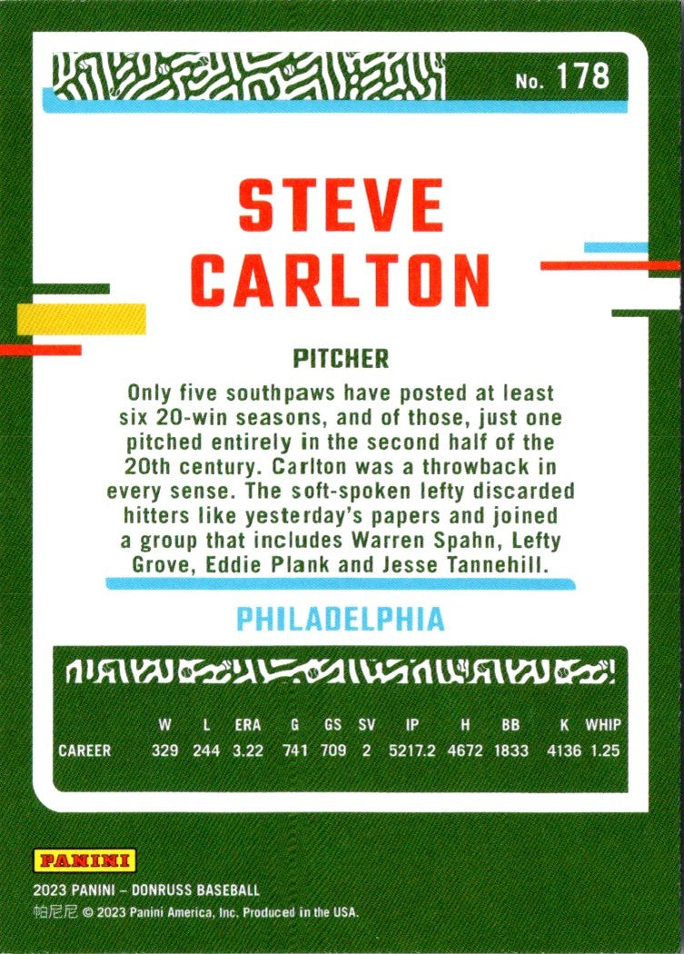 2023 Donruss Steve Carlton