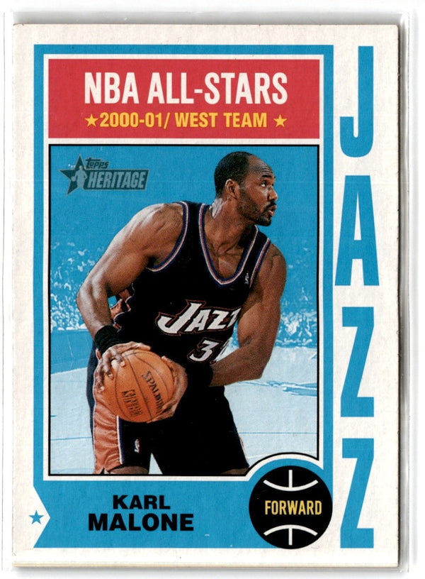 2001 Topps Heritage Karl Malone #200