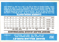 1982 Donruss Shane Rawley #352B