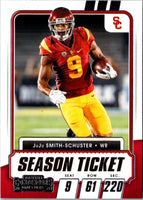 2021 Panini Contenders Draft Picks Game Ticket Red JuJu Smith-Schuster #90