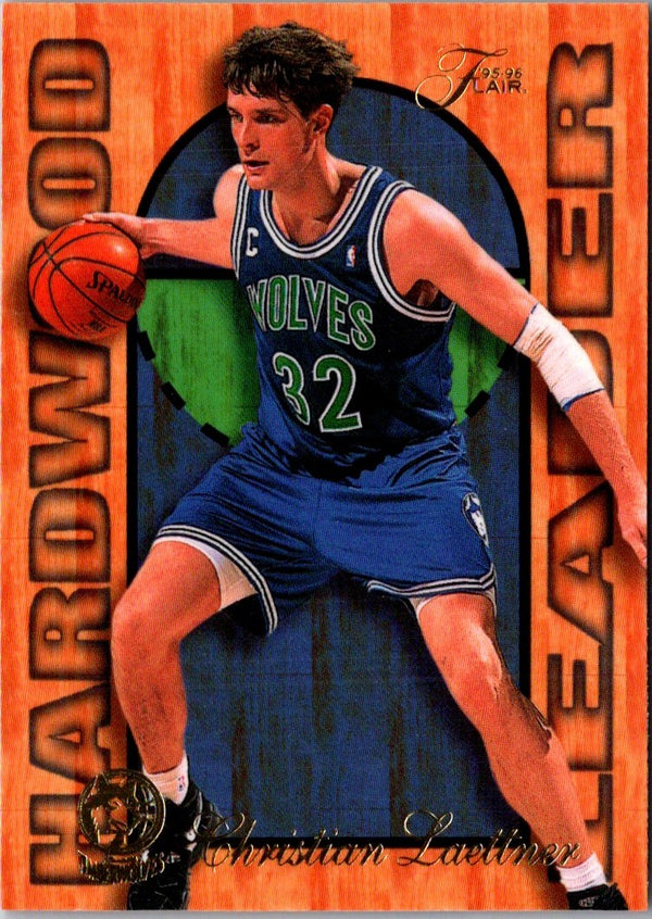 1995 Fleer Flair Hardwood Leader Christian Laettner #16