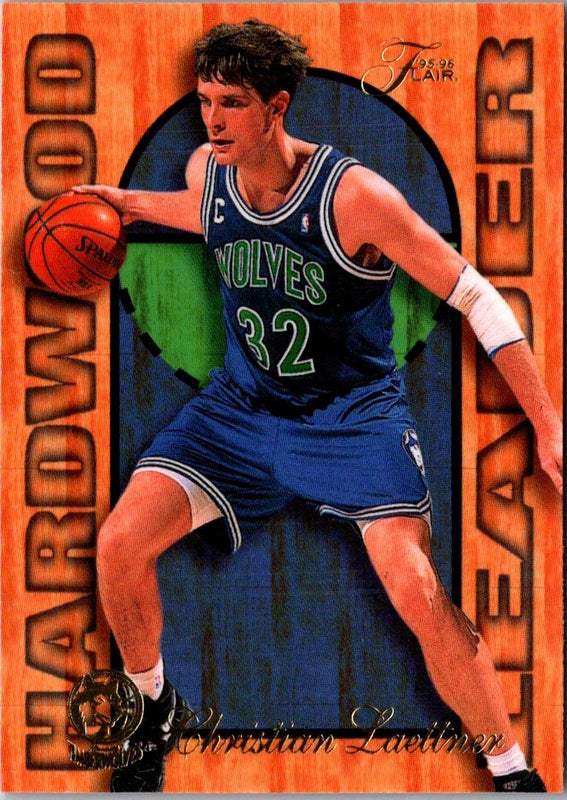 1995 Fleer Flair Hardwood Leader Christian Laettner #16