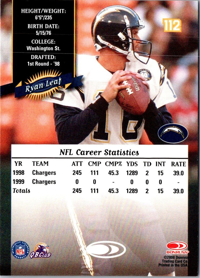 2000 Donruss Ryan Leaf