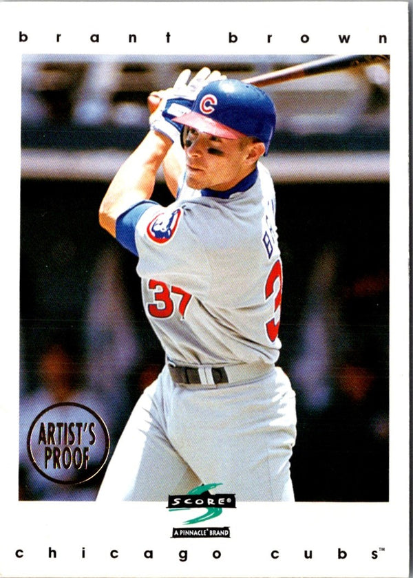 1997 Score Artist's Proofs White Border Brant Brown #263
