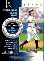 1998 Zenith Z-Silver Chipper Jones #20