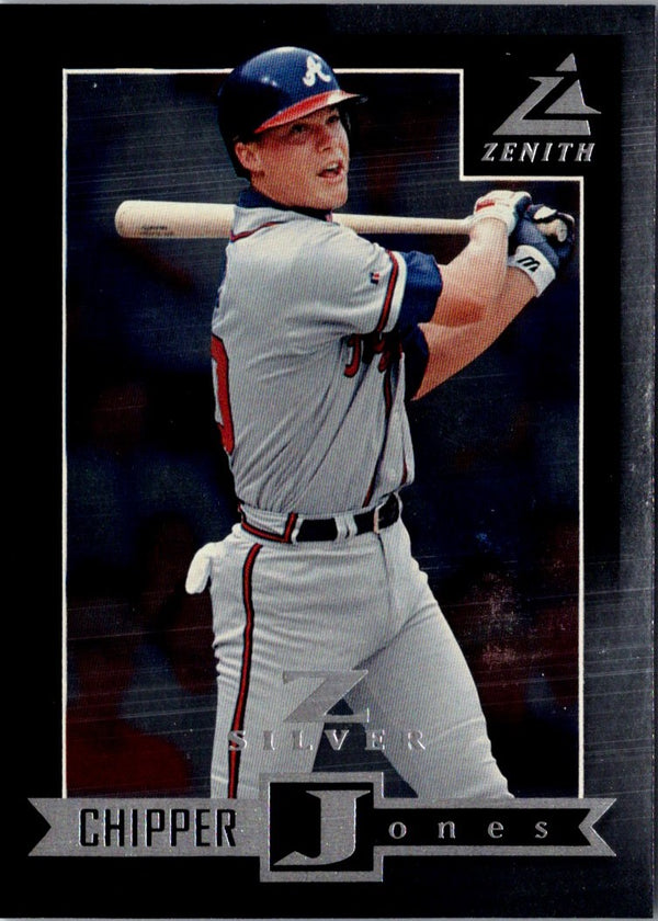 1998 Zenith Z-Silver Chipper Jones #20