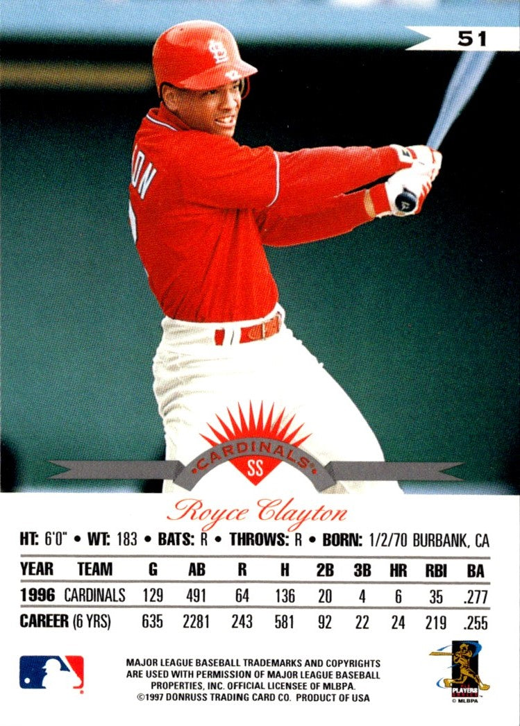 1997 Leaf Royce Clayton