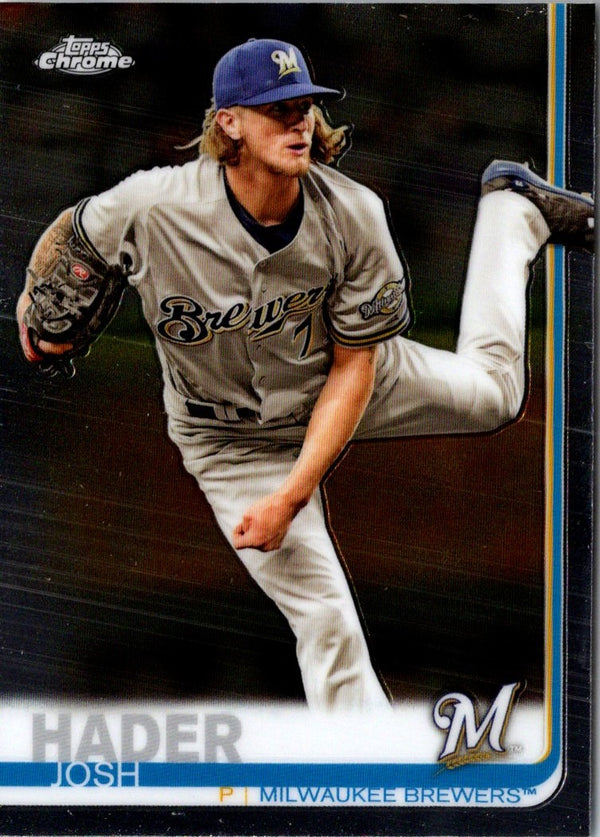 2019 Topps Chrome Josh Hader #24