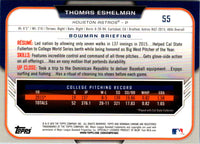 2015 Bowman Draft Picks & Prospects Chrome Thomas Eshelman #55