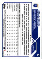 2023 Topps Chrome Michael Massey #42 Rookie