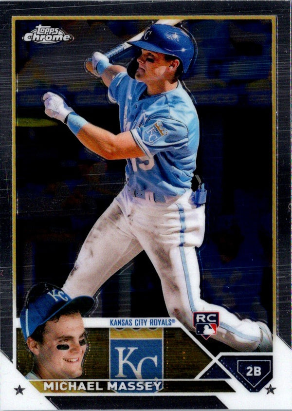 2023 Topps Chrome Michael Massey #42 Rookie