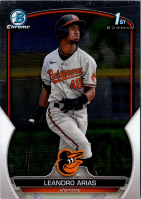 2023 Bowman Chrome Prospects Leandro Arias #BCP-84