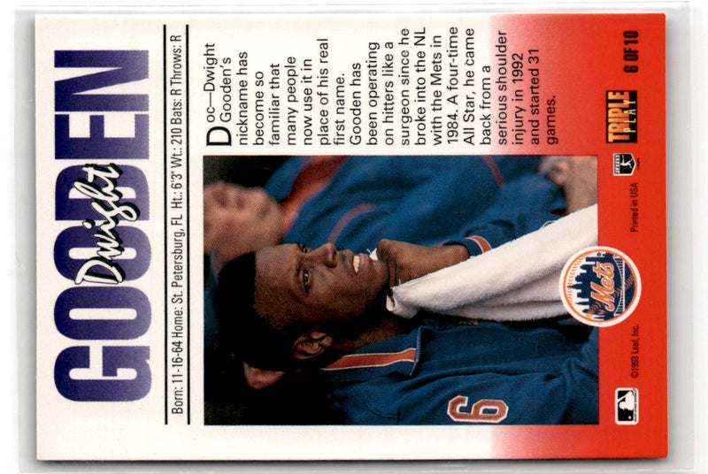 1992 Topps Doc Gooden