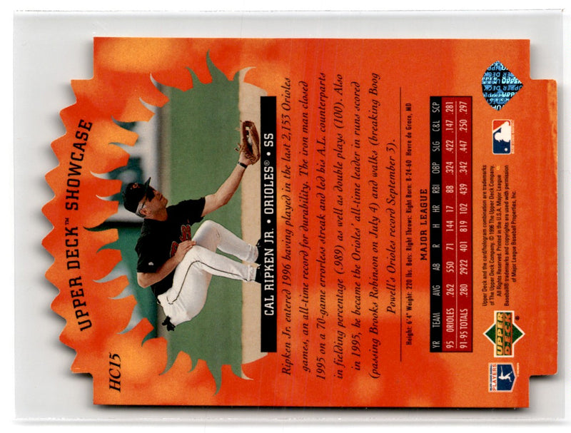 1996 Upper Deck Hot Commodities Cal Ripken Jr.