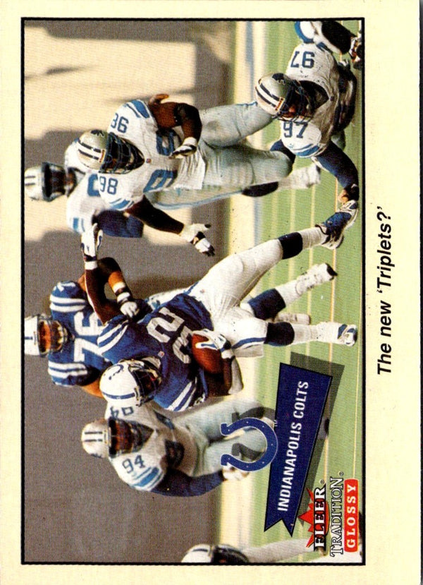 2001 Fleer Tradition Glossy Indianapolis Colts #351