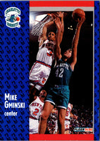 1991 Fleer Mike Gminski #254