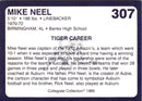 1989 Collegiate Collection Auburn Coke 580 Mike Neel
