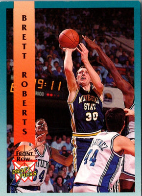 1992 Front Row Draft Picks Brett Roberts #53
