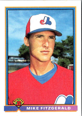 1991 Bowman Mike Fitzgerald #453