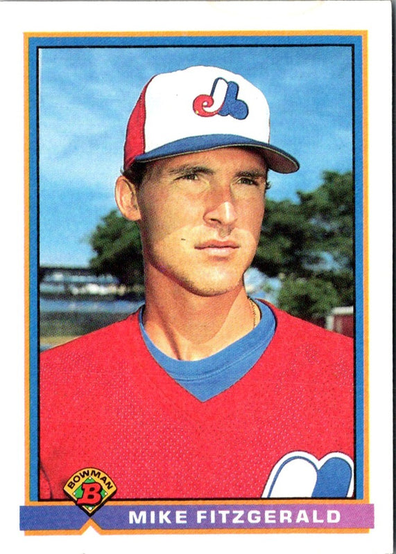 1991 Bowman Mike Fitzgerald #453