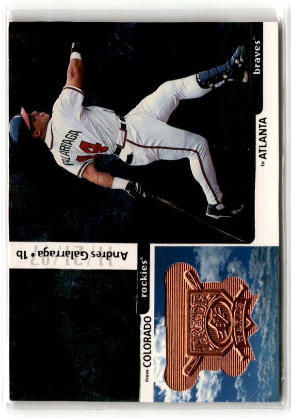 1998 SPx Finite Andres Galarraga #332 2796/4000