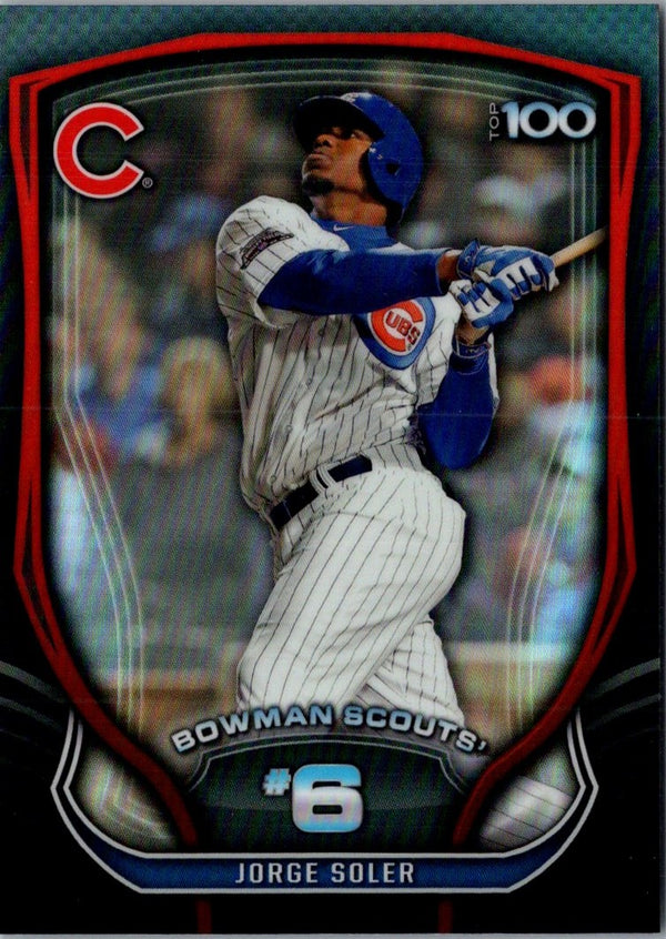 2015 Bowman Scouts Top 100 Jorge Soler #BTP-6