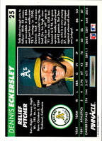 1992 Pinnacle Dennis Eckersley #25