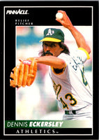 1992 Pinnacle Dennis Eckersley #25