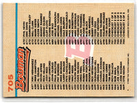 1992 Bowman Checklist 565-705 #705