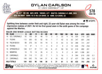 2022 Topps Dylan Carlson #578