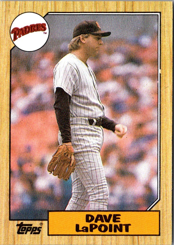 1987 Topps Dave LaPoint #754