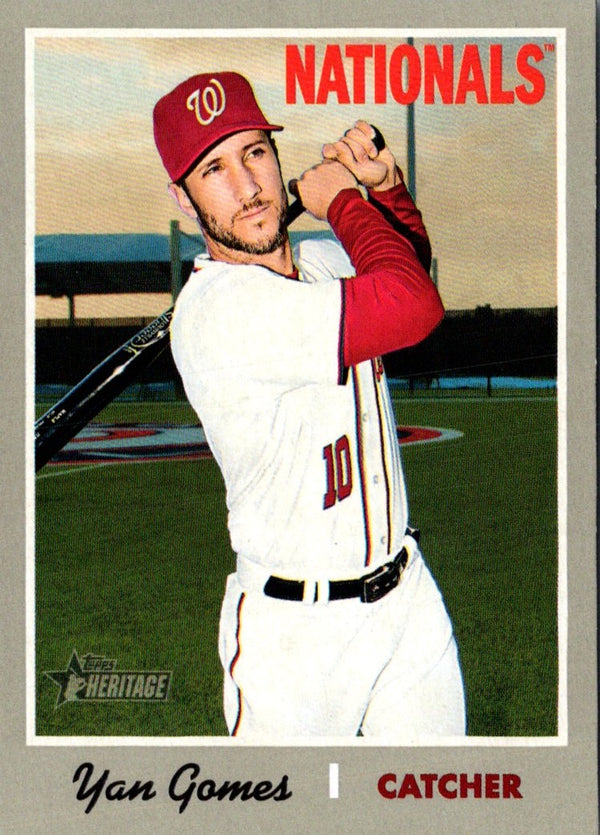 2019 Topps Heritage Yan Gomes #184