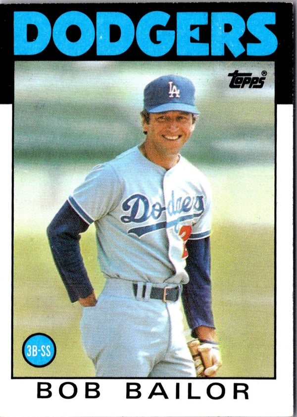 1986 Topps Bob Bailor #522