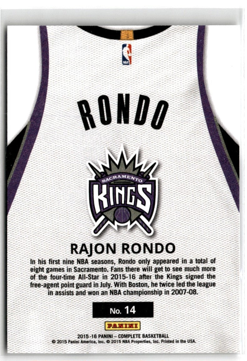 2015 Panini Rajon Rondo