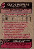 1977 Topps Clyde Powers #368 Rookie