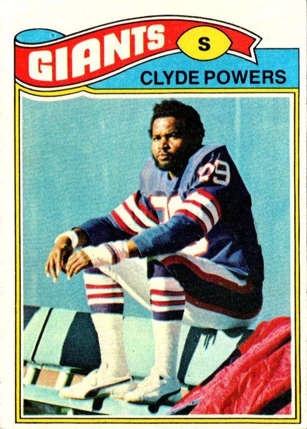 1977 Topps Clyde Powers #368 Rookie